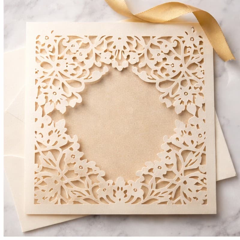 Convite com corte especial