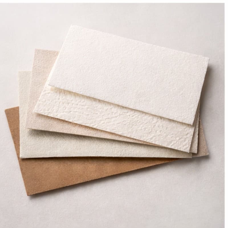 Amostras de papel premium